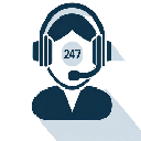 24/7 Help Desk Support Icon